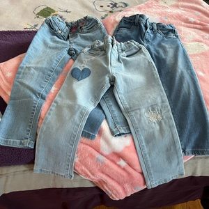 Toddler girl jeans bundle